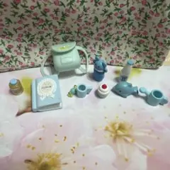 シルバニアファミリー 水色系小物セット