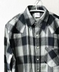 FREAK'S STORE ネルシャツ ブラック グレー チェック Mサイズ
