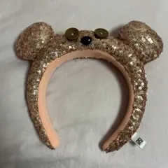 ティム　スパンコール　カチューシャ　ピンク