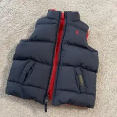 《美品》Ralph Lauren kids リバーシブルダウンベスト 24M
