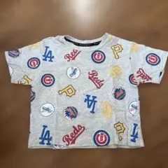 MLB キッズ Tシャツ 90cm 総柄