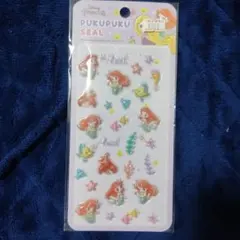 正規品　PUKUPUKUシール　アリエル　ディズニー　プリンセス　ぷくぷく