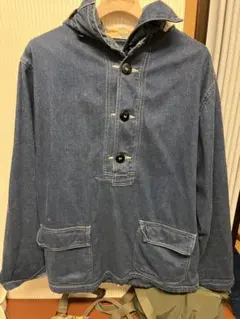 価格改定】リアルマッコイズ USN デニムスモック(MJ24107) 未洗い
