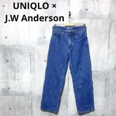 UNIQLO × J.W Anderson メンズ ストレートデニム ジーンズ