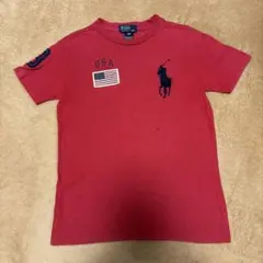 【130】ラルフローレン　Tシャツ レッドのサムネイル
