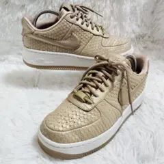 NIKE エアフォース1 AF-1 ゴールドLTD 24㎝ 金運上昇 オマケ付き