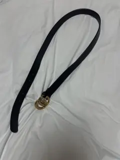 GUCCI 黒レザー GGロゴベルト