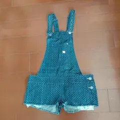 ROXY 水玉オーバーオールショートパンツ