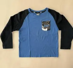 PUMA 長袖カットソー 130サイズ 青/黒