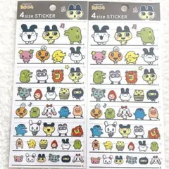たまごっち　4sizeSTICKER　4サイズ　ステッカー　TAMAGOTCHI