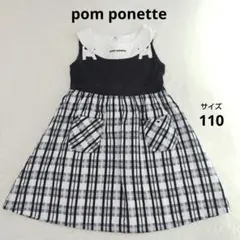 pom ponette ポンポネット　ノースリーブワンピース　110　日本製のサムネイル
