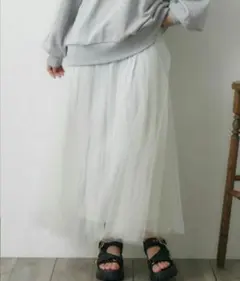 新品タグ付き RETRO GIRL ラメインナーセット チュールスカート