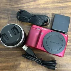 希少レッド！FUJIFILM X-A1 付属品完備【外観・動作ともに良好