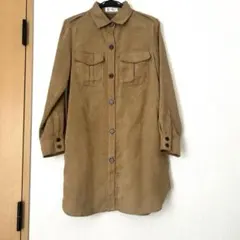 MKMK ミッシェルクラン　シャツワンピース　トップス　カーディガン　ブラウン