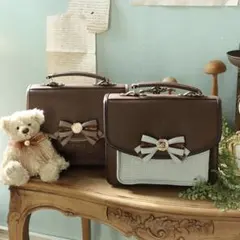 新品未使用タグ付き】Amavel くま 3wayサッチェルバッグ ブラウン 
