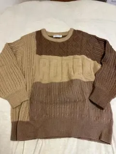 RODEO CROWNS ケーブルニットセーター FREE