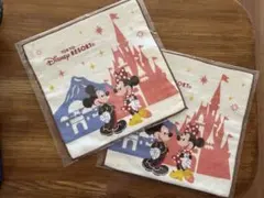 ディズニー ハンドタオル 2枚セット 非売品