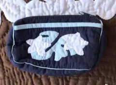 在庫一掃セール!!スモールコスメポーチ♡モンステラ♡ネイビーブルー♡ハワイアン