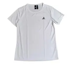 adidas エアロレディ 白 L 吸汗速乾 スポーツT