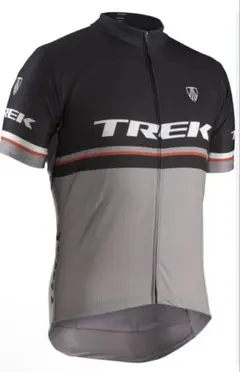 TREK トレック サイクルジャージ 半袖 XL ブラック グレー ロードバイクのサムネイル