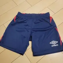 umbro アンブロ ハーフパンツ ネイビー レッド　120のサムネイル