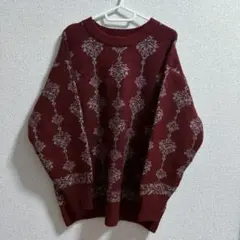 ボルドーニット