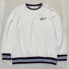 コンバース長袖スウェットトレーナーCONVERSE新品ホワイトLサイズ送料無料