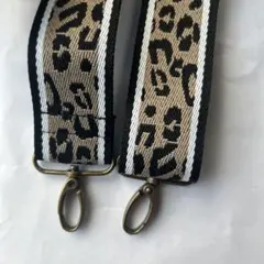 MA様用バッグ用 ショルダーベルト ヒョウ柄 付け替え用
