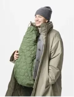 ユニクロ　ライトウォームパデッド2wayブランケット