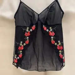 ワコール　刺繍　キャミソール　ビンテージ風のサムネイル