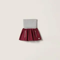 ミュウミュウ Technical fabric miniskirt スカートのサムネイル