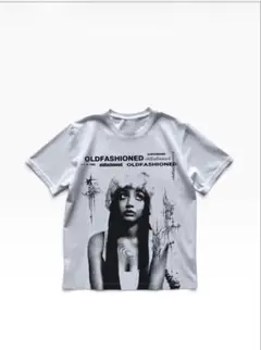 OLD FASHIONED グラフィックTシャツ 半袖 白 メンズ レディース