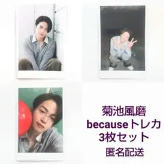 timelesz　because　菊池風磨　トレカ