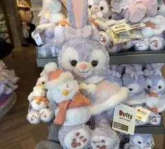 上海ディズニー　雪だるま持ち　ステラルーssぬいぐるみ