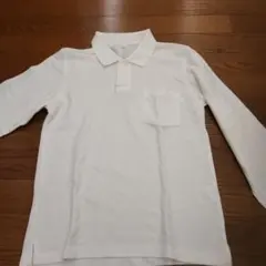 白ポロシャツレディース長袖