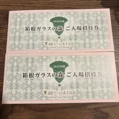 箱根ガラスの森美術館ご入場招待券１０枚のサムネイル