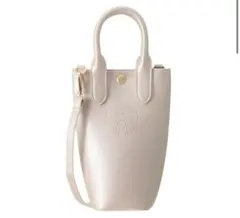 SAKURA2026ボトルショルダーバッグメタリックピンク