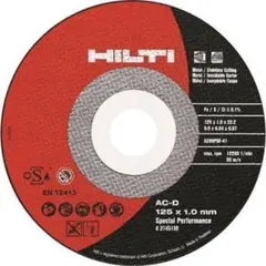 【送料無料】【未使用品】HILTI 切断砥石 AC-D 125mm 10枚×16