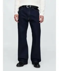 GAP ルーズフィット ブーツカットデニム ダークリンス 32W32L