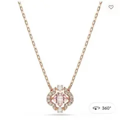 SWAROVSKI Una ネックレス ローズゴールド