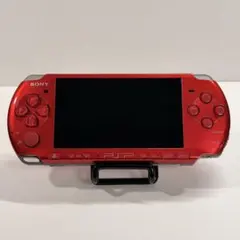 SONY PSP-3000 ラディアントレッド 本体 メモステ4GB付き‼︎