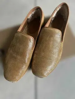 新品未使用　UGG ゴールド スエード スリッポン　25ｃｍ