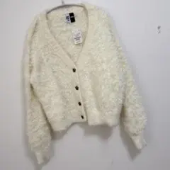 MARY QUANT × PUBLUX/フェザー シャギーニット カーディガンのサムネイル