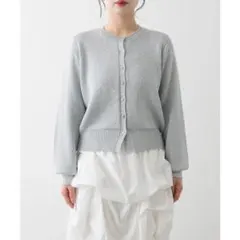 25SS SENSE OF PLACE 『洗濯可』グリッターカーディガン/グレーのサムネイル