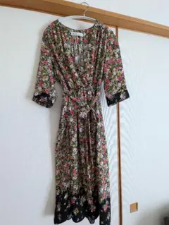ザラベーシック ZARA BASIC ワンピース レディース L 花柄