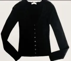 Stradivarius ブラック カーディガン Sのサムネイル