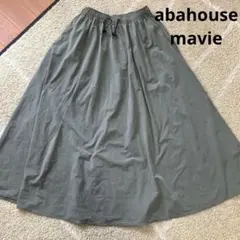 ロングスカート　Ｆ　カーキ アバハウス　abahouse mavieのサムネイル
