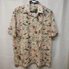 オーストラリア製 HOSMA 総柄シャツ XL 古着 90s 00s
