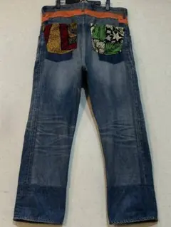 ジュンヤワタナベコムデギャルソン WQ-P038 再構築 パッチワーク デニム