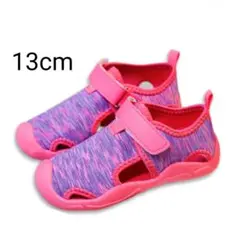 訳あり【新品】水陸両用 マリンシューズ 13cm ピンク 女の子 サンダル